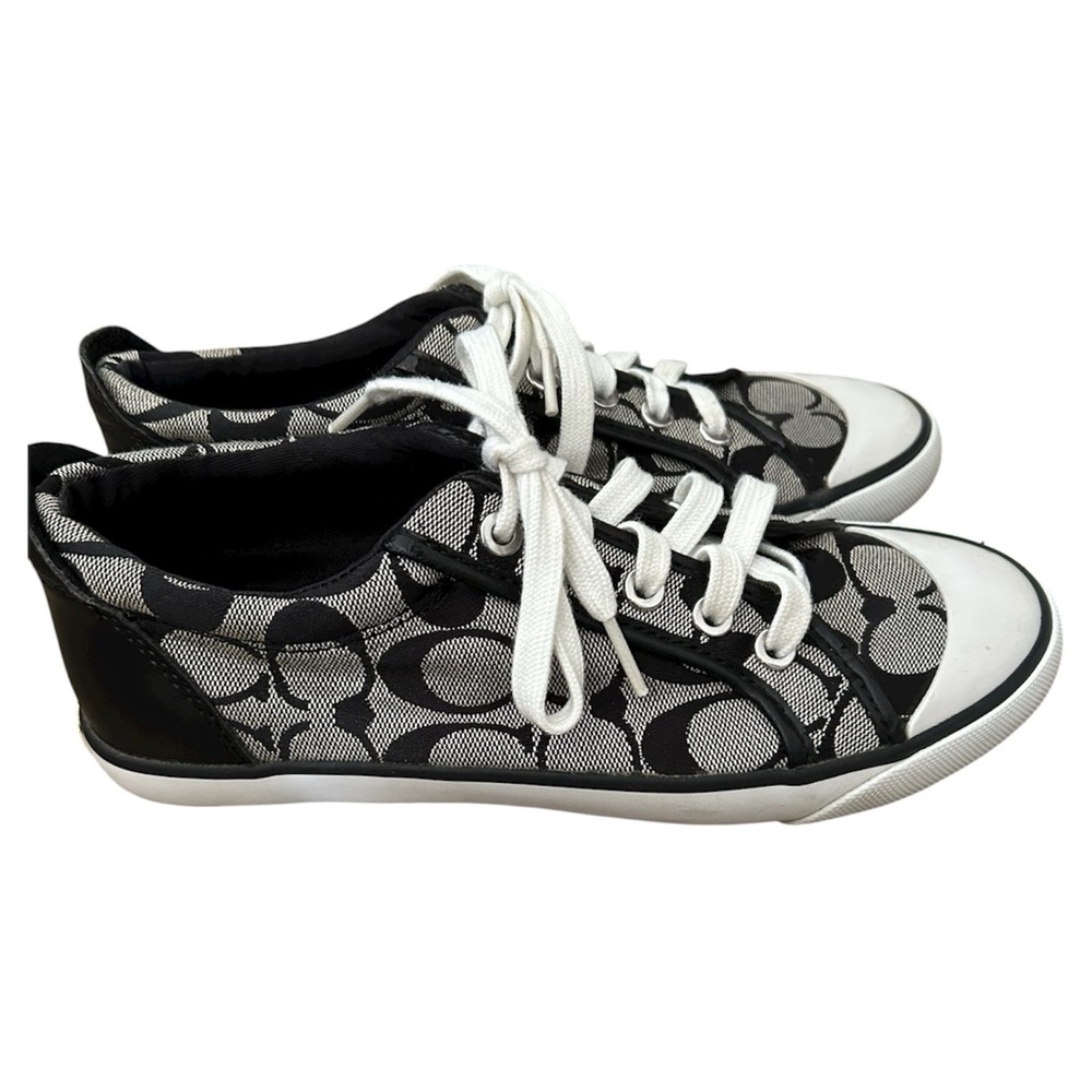 Coach NEW YORK Barrett Signature C's Jacquard Sneakers SZ 6.5